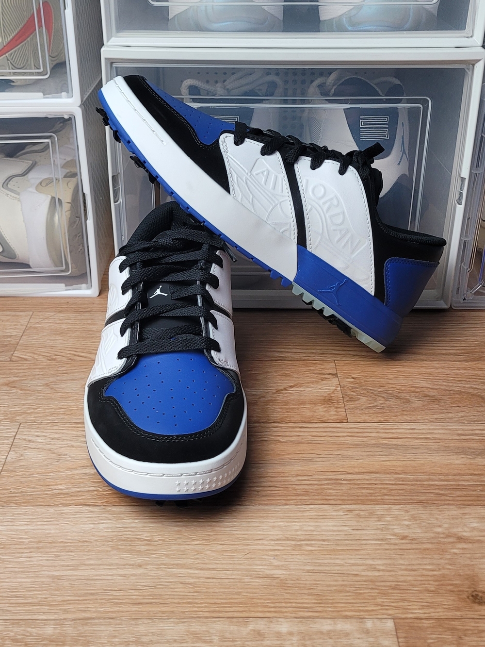 Nike Air Jordan NU Retro 1 Golf Men's 7 Royal Blue White FZ4153-004 Shoes New